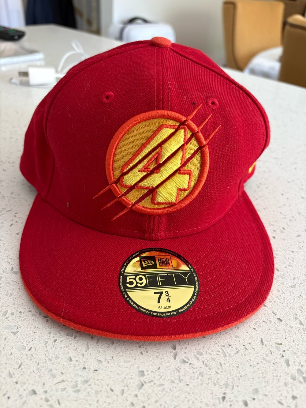 Fantastic Four Marvel New Era Hat Size 7 3/4 In Good Condition